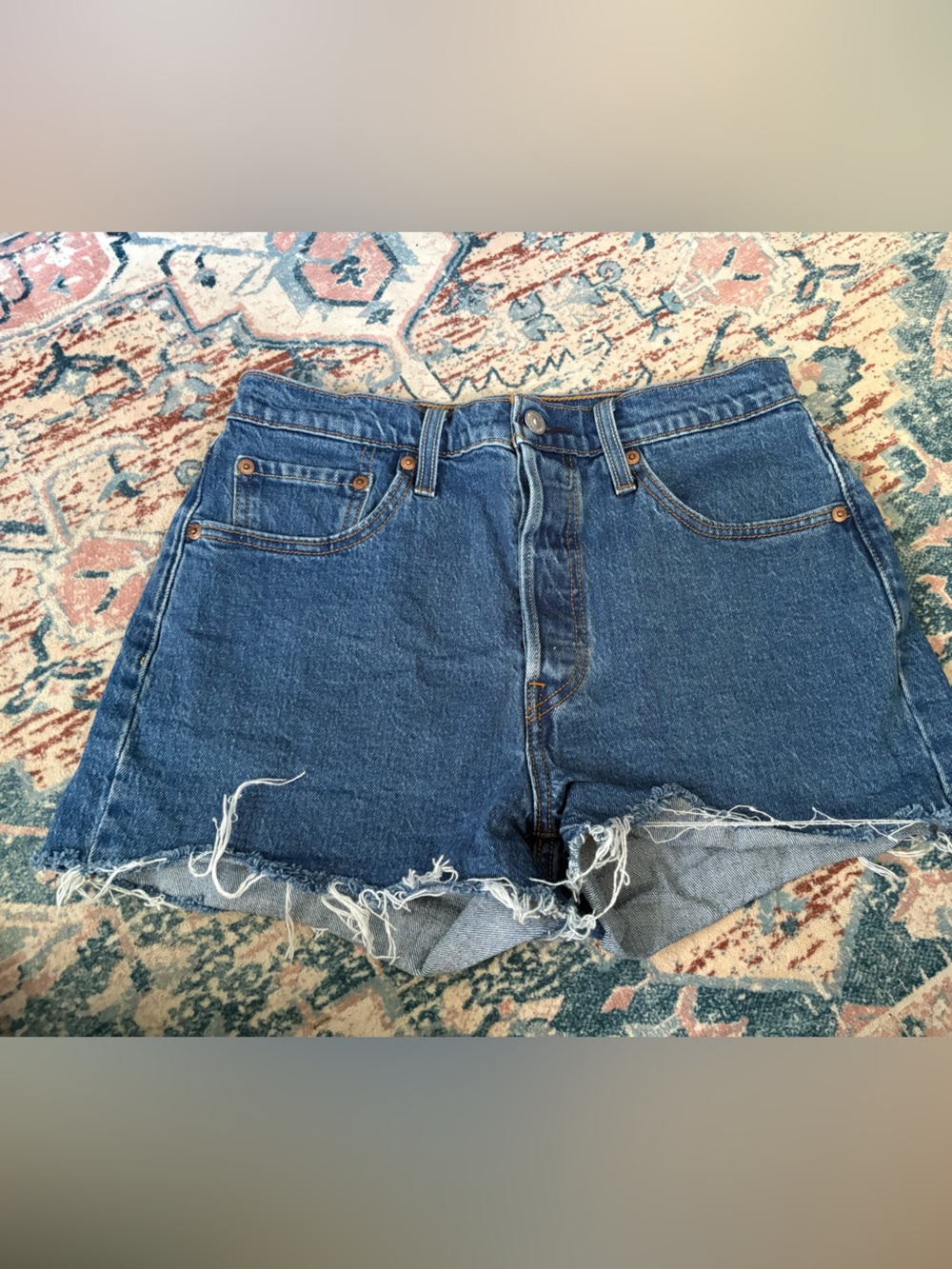 Levi’s High Waisted Jean Shorts